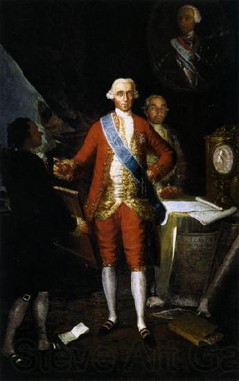Francisco de Goya Portrait of the Count of Floridablanca Norge oil painting art